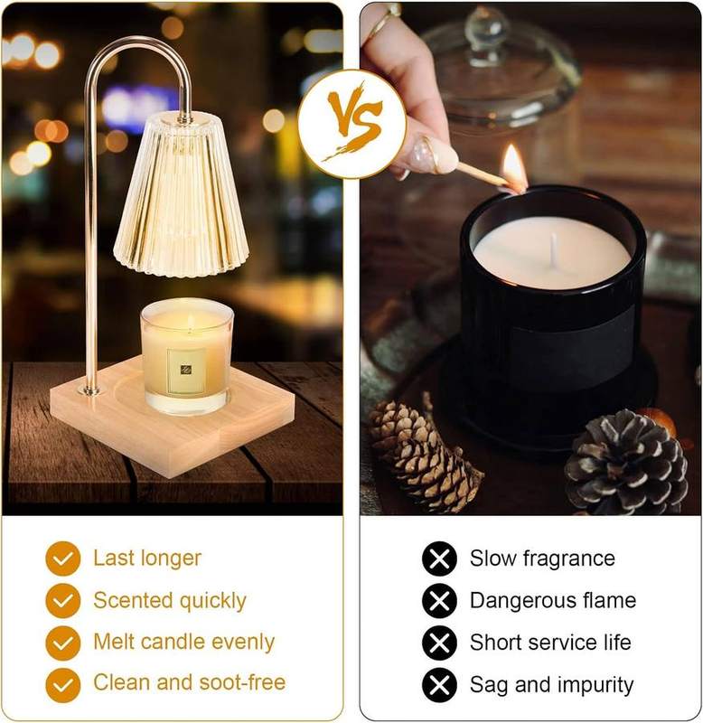 GKXLH Clear Glass Candle Warmer Lamp — photo 5 of 16