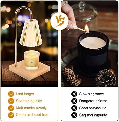 GKXLH Clear Glass Candle Warmer Lamp — photo 6 of 16