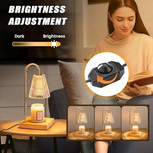 GKXLH Clear Glass Candle Warmer Lamp — photo 10 of 16