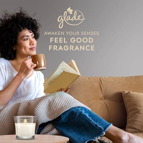 Glade Romantic Vanilla Blossom Jar Candles, Pack of 6 — photo 4 of 11