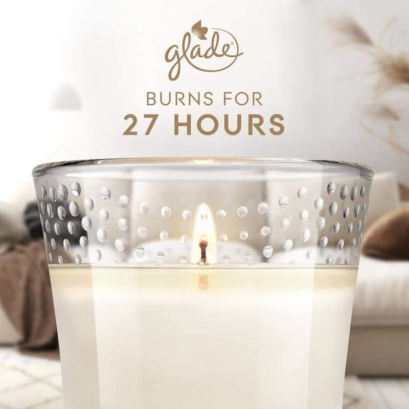 Glade Romantic Vanilla Blossom Jar Candles, Pack of 6 — photo 5 of 11