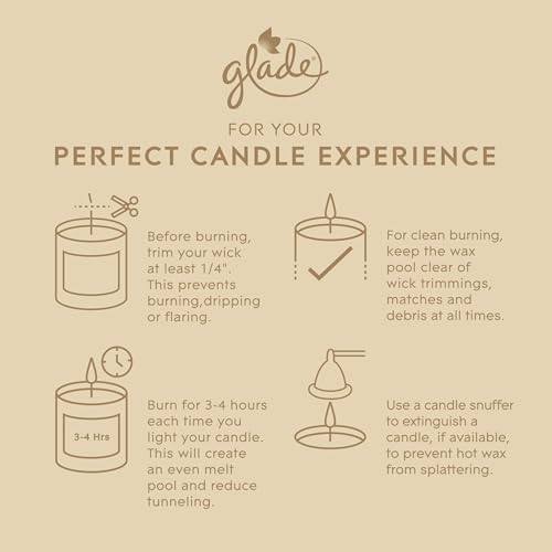 Glade Romantic Vanilla Blossom Jar Candles, Pack of 6 — photo 10 of 11