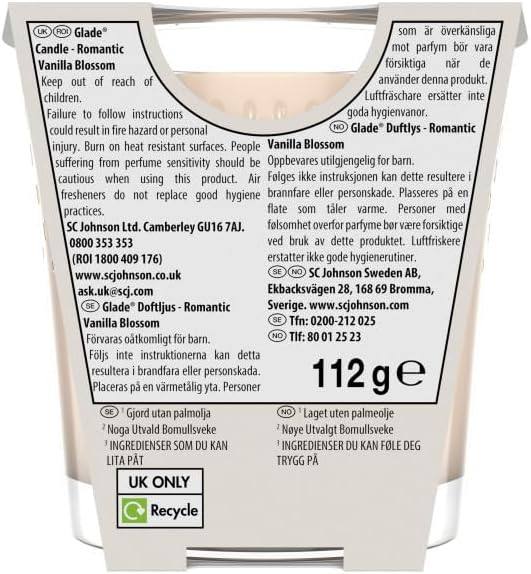Glade Romantic Vanilla Blossom Jar Candles, Pack of 6 — photo 11 of 11