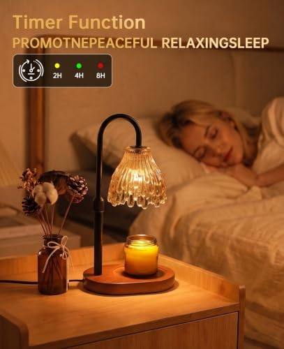 Gyradi Champagne Flower Glass Candle Warmer Lamp — photo 10 of 16