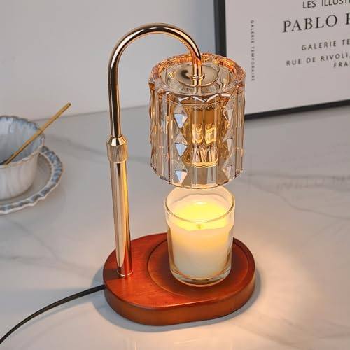 HAIDOLIANG Amber Glass Candle Warmer Lamp — photo 4 of 14
