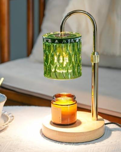 HAIDOLIANG Green Cylinder Candle Warmer Lamp — photo 2 of 10