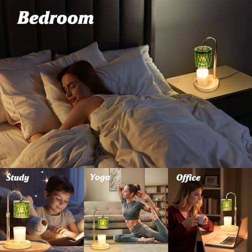 HAIDOLIANG Green Cylinder Candle Warmer Lamp — photo 10 of 10