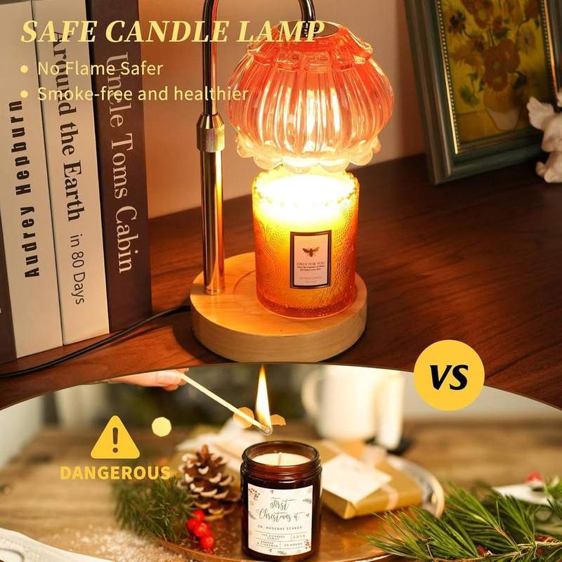 HAIDOLIANG Pink Candle Warmer Lamp — photo 3 of 12
