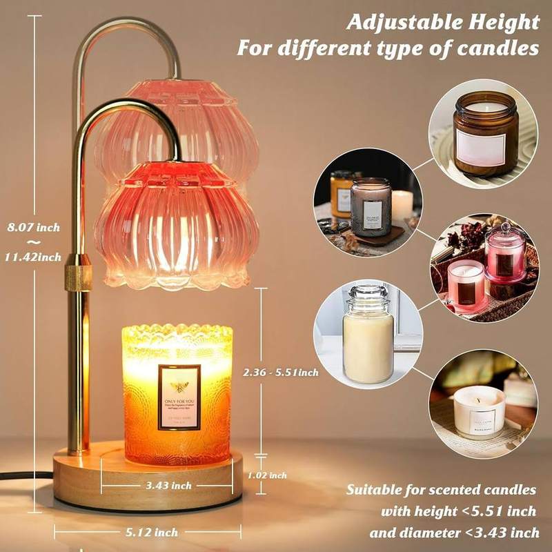 HAIDOLIANG Pink Candle Warmer Lamp — photo 7 of 12