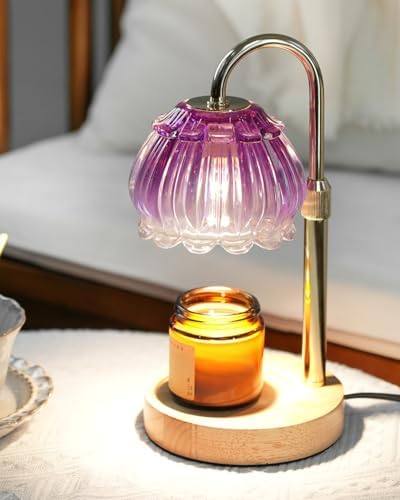 HAIDOLIANG Purple Candle Warmer Lamp — photo 2 of 12