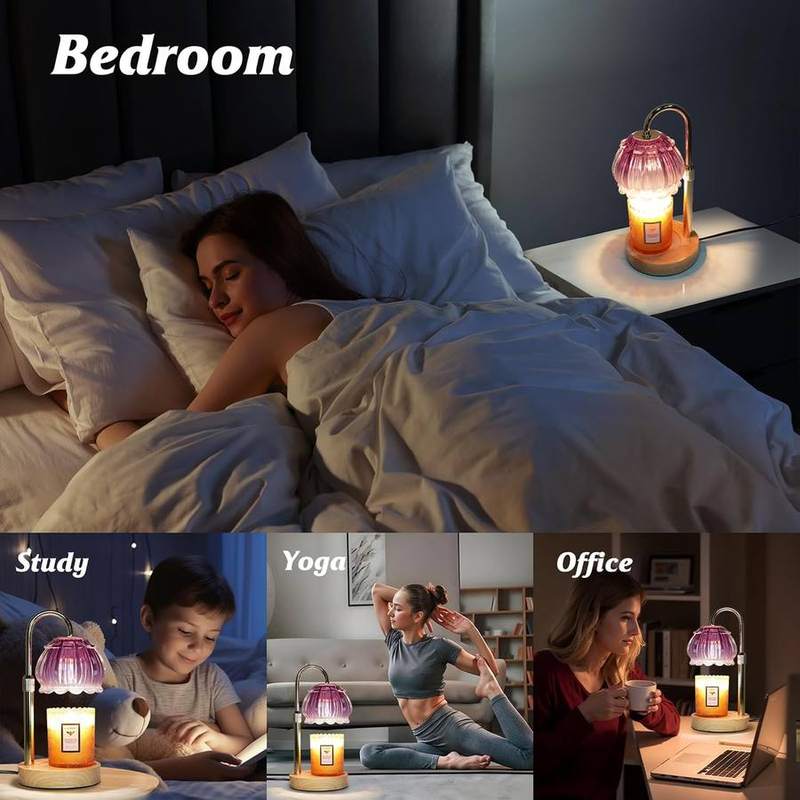 HAIDOLIANG Purple Candle Warmer Lamp — photo 11 of 12