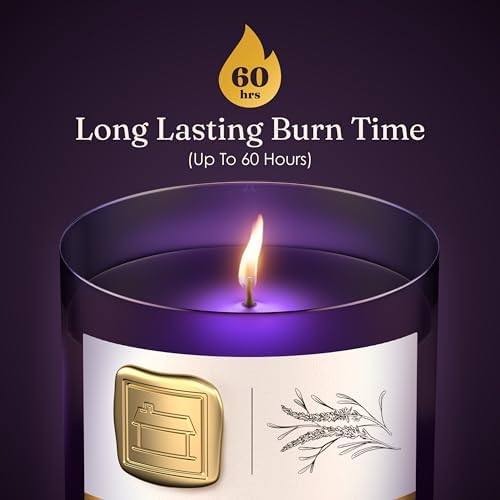 Home Supplys Large Lavender, Jasmine & Lily Candle, 300 g — photo 10 of 14