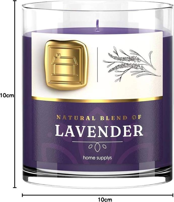 Home Supplys Large Lavender, Jasmine & Lily Candle, 300 g — photo 13 of 14