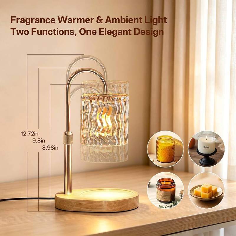 Homelist Gold Candle Warmer Lamp — photo 7 of 18