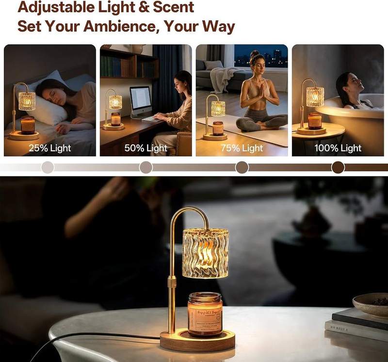 Homelist Gold Candle Warmer Lamp — photo 11 of 18