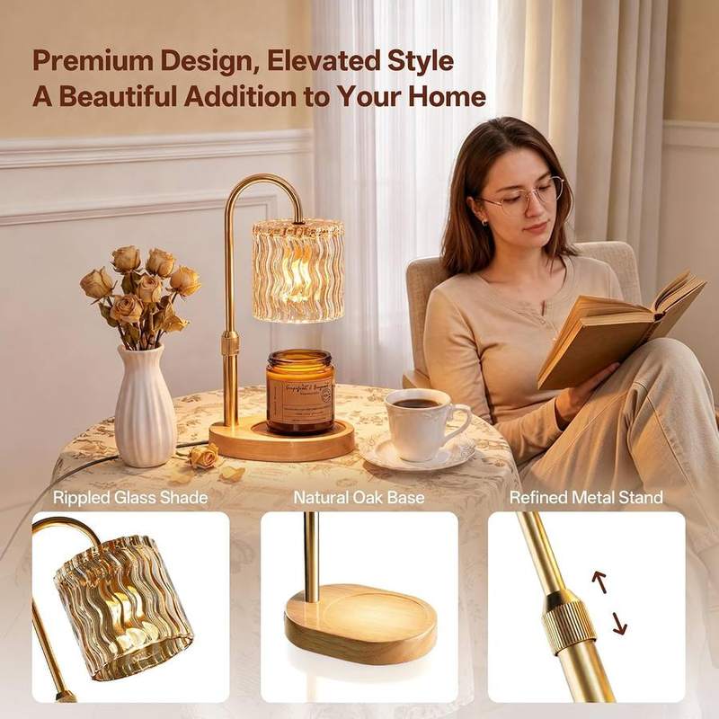 Homelist Gold Candle Warmer Lamp — photo 15 of 18
