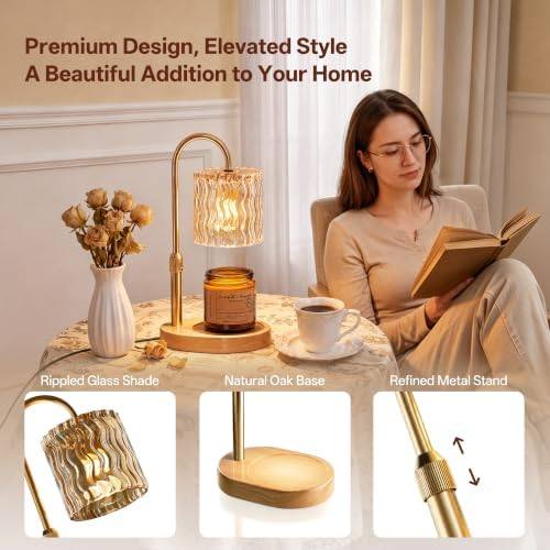 Homelist Gold Candle Warmer Lamp — photo 16 of 18