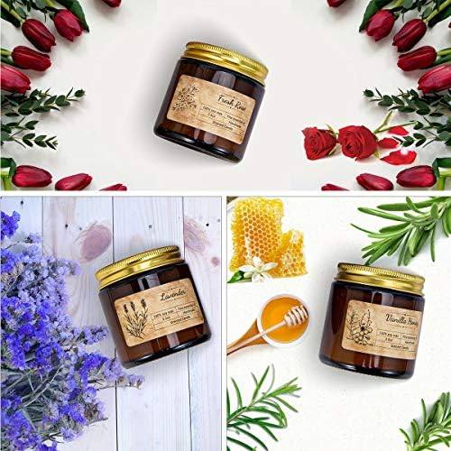 IDEALHOUSE Rose, Lavender and Vanilla Honey Candle Gift Set of 3 — photo 6 of 14