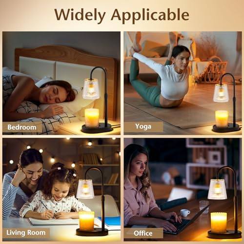 JEKEMORYE Clear Glass Candle Warmer Lamp — photo 14 of 14