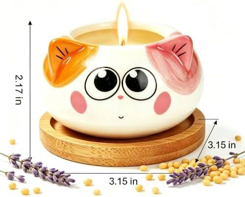 Kinforse Cat Scented Candle Gift Set of 6 — photo 4 of 14
