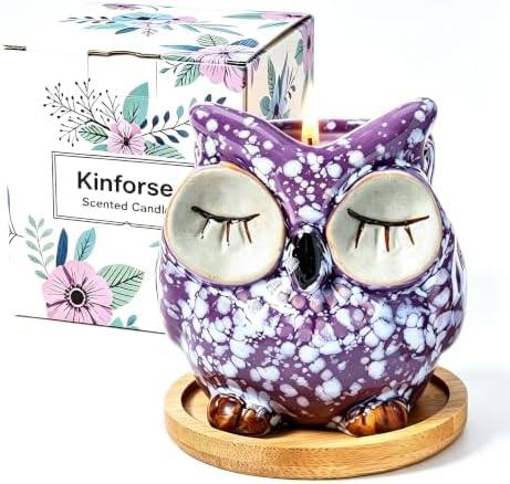 Kinforse Owl Lavender Scented Candle — photo 2 of 14