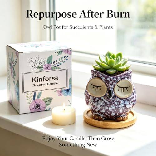 Kinforse Owl Lavender Scented Candle — photo 10 of 14