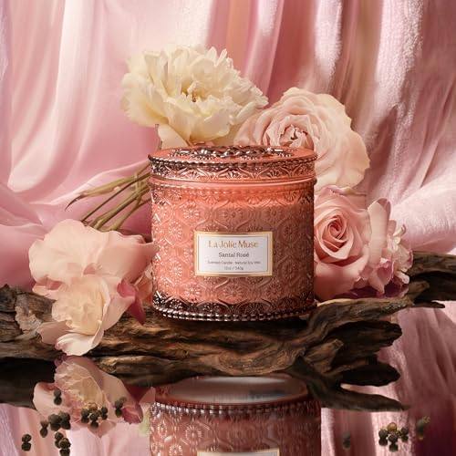 La Jolie Muse Santal Rose 2-Wick Candle, 12 oz — photo 6 of 16