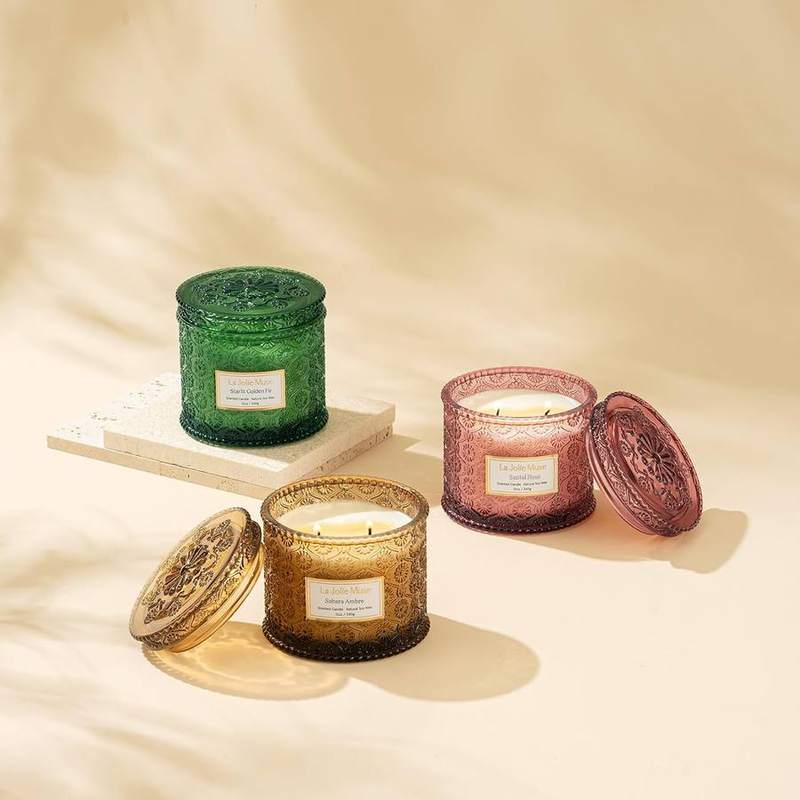 La Jolie Muse Santal Rose 2-Wick Candle, 12 oz — photo 13 of 16