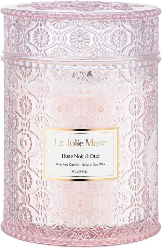 La Jolie Muse Rose Noir & Oud Candle, 19 oz — photo 13 of 14
