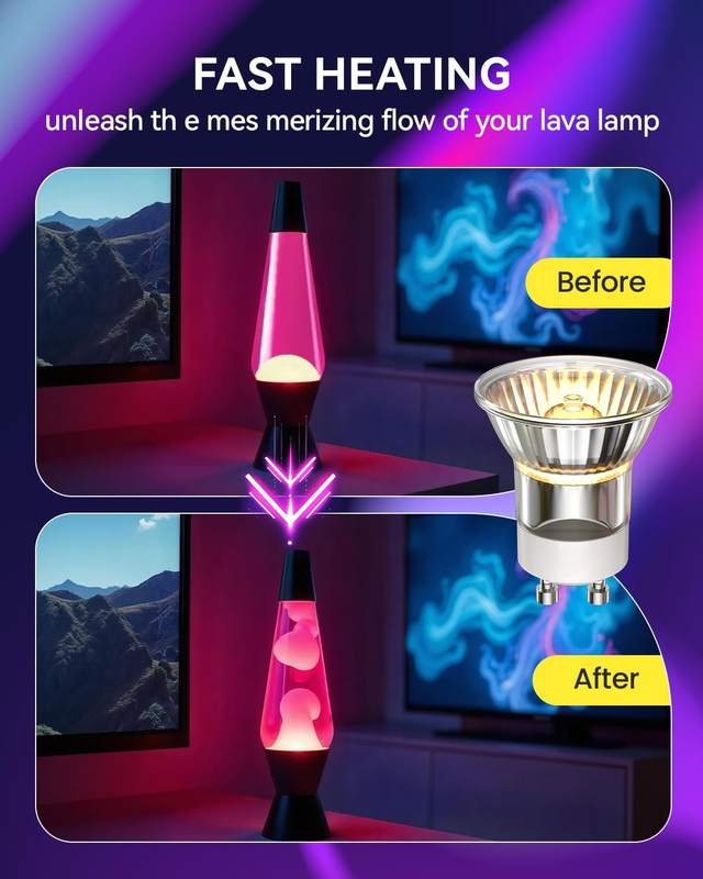 Lamptobe 2 Pack Mini MR11 GU10 35W Candle Warmer Lamp Bulb — photo 5 of 12