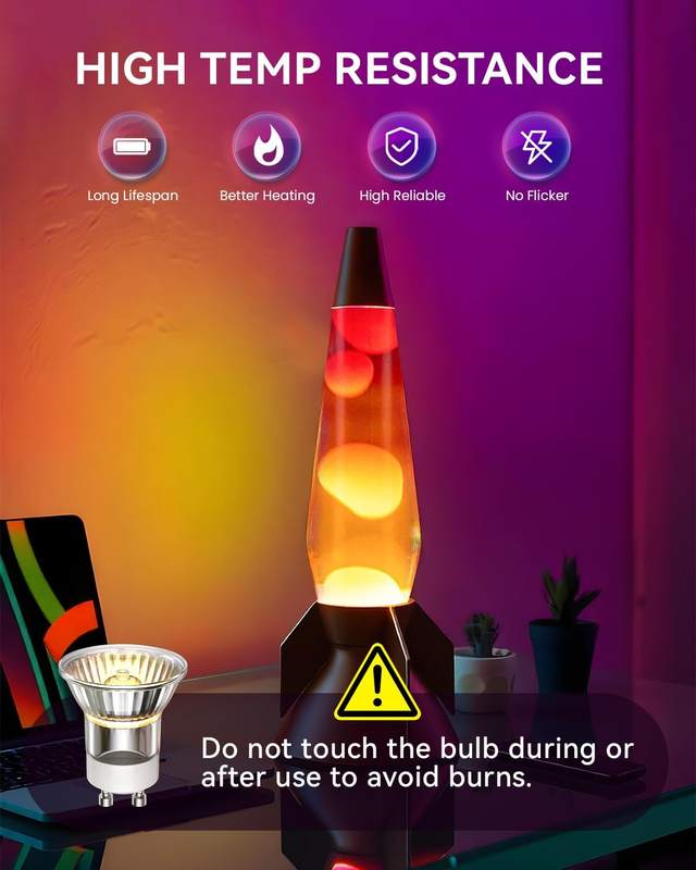 Lamptobe 2 Pack Mini MR11 GU10 35W Candle Warmer Lamp Bulb — photo 7 of 12