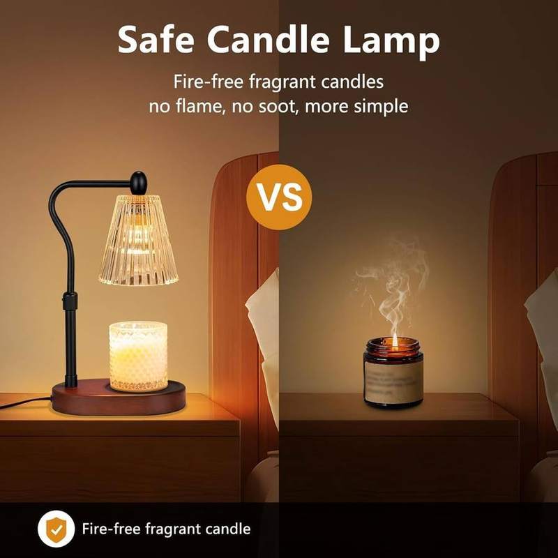 Loowoko Brown Glass Candle Warmer Lamp — photo 3 of 14