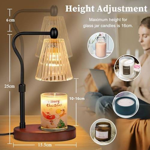 Loowoko Brown Glass Candle Warmer Lamp — photo 6 of 14