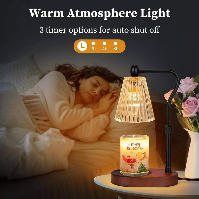 Loowoko Brown Glass Candle Warmer Lamp — photo 9 of 14