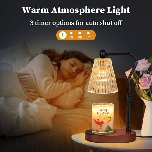 Loowoko Brown Glass Candle Warmer Lamp — photo 10 of 14