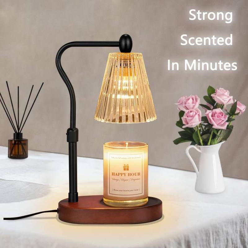 Loowoko Brown Glass Candle Warmer Lamp — photo 13 of 14