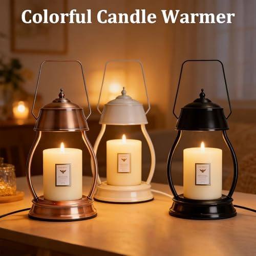 LXTaoler White Rubberwood Candle Warmer Lamp — photo 12 of 14