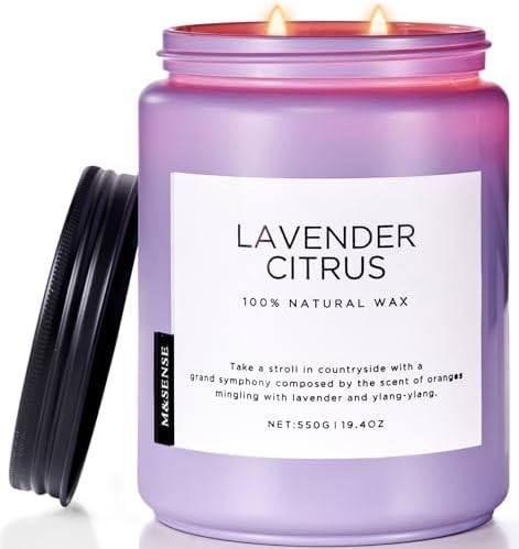 M&SENSE Lavender Citrus 2-Wick Candle, 550 g — photo 2 of 18