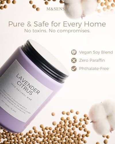 M&SENSE Lavender Citrus 2-Wick Candle, 550 g — photo 10 of 18