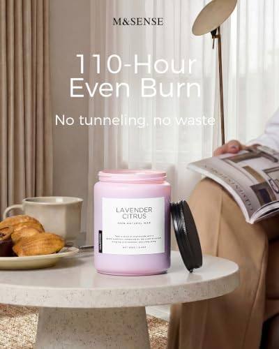M&SENSE Lavender Citrus 2-Wick Candle, 550 g — photo 12 of 18