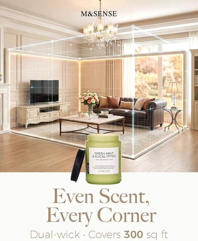 M&SENSE Lavender Citrus 2-Wick Candle, 550 g — photo 13 of 18