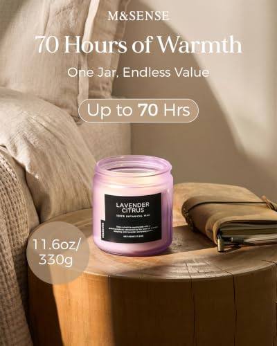 M&SENSE Lavender Citrus 2-Wick Candle, 11.6 oz — photo 6 of 18