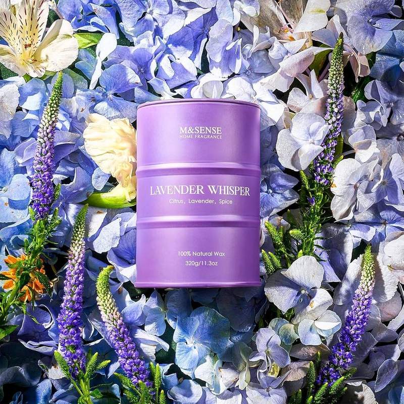 M&SENSE Lavender Whispers Soy Candle — photo 3 of 14