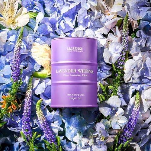 M&SENSE Lavender Whispers Soy Candle — photo 4 of 14