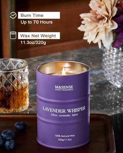 M&SENSE Lavender Whispers Soy Candle — photo 10 of 14