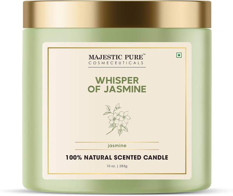 Majestic Pure Jasmine 2-Wick Soy Candle, 283 g — jar scented candle