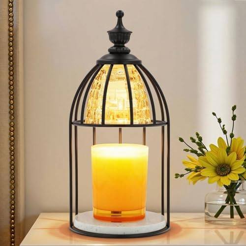 Maromamix Vintage Birdcage Candle Warmer Lamp, Black — photo 2 of 12
