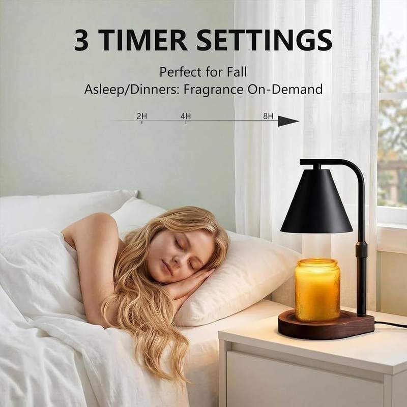 Maromamix Black Iron Shade Candle Warmer Lamp — photo 9 of 14