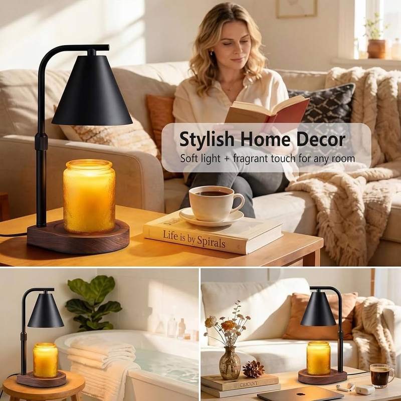 Maromamix Black Iron Shade Candle Warmer Lamp — photo 11 of 14
