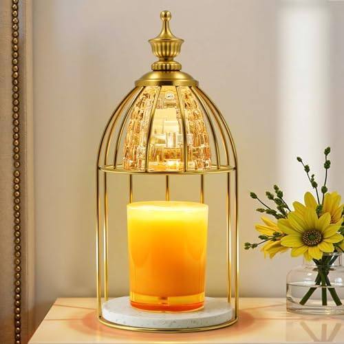 Maromamix Vintage Birdcage Candle Warmer Lamp, Gold — photo 2 of 12